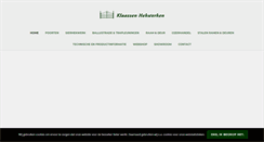 Desktop Screenshot of klaassenhekwerken.nl